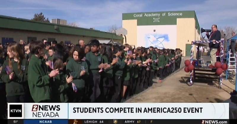 Nevada Students Chase World Record Reciting Constitution