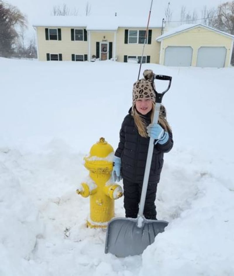 Kendall Kids Clear 40+ Fire Hydrants on Snow Day - Image 5