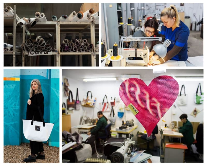 Upcycled Ad Banners Cut Carbon Emissions 85%