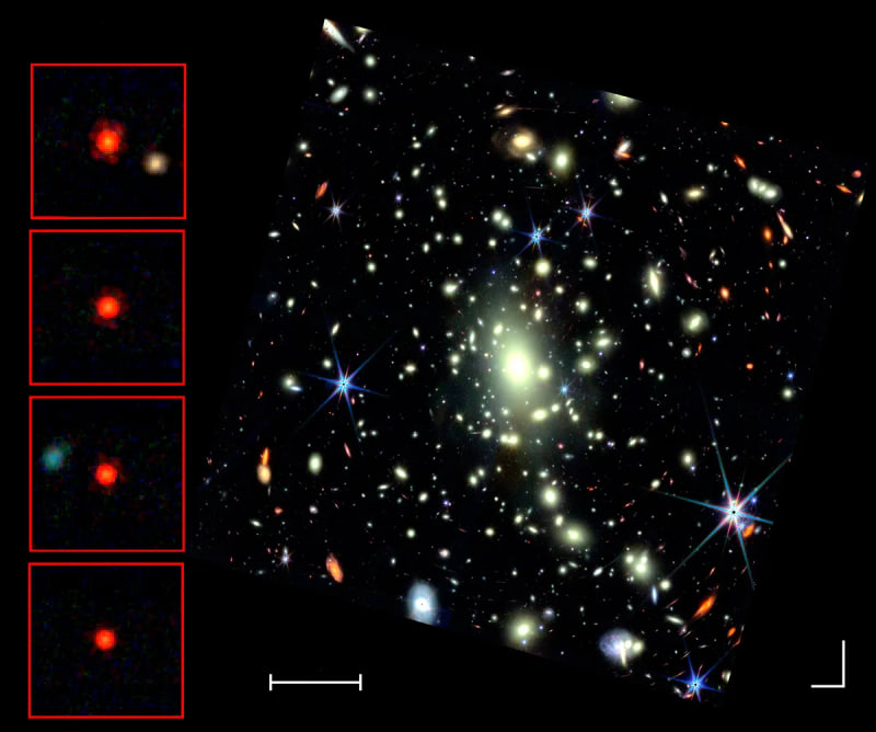 James Webb Captures One Galaxy in Four Time Snapshots - Image 5