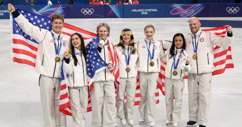 US Wins Team Figure Skating Gold at Milan Olympics