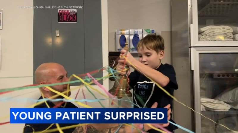 10-Year-Old Rings Bell, Gets Eagles Surprise After Cancer