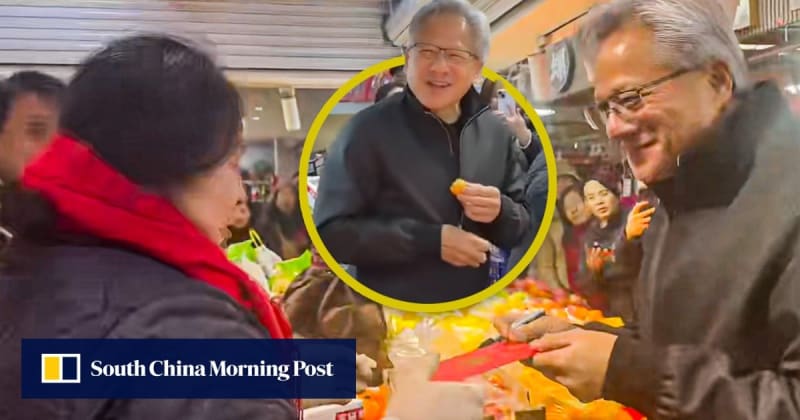 Nvidia CEO Gives $90 Tips at Shanghai Market, Goes Unnoticed