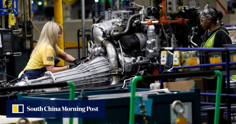 US Factory Output Soars to One-Year High in January