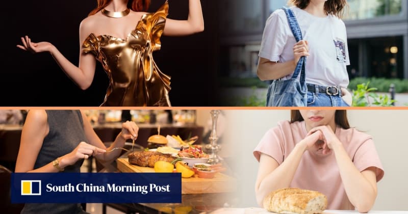 Young people in China shopping for affordable items and comparing prices together happily