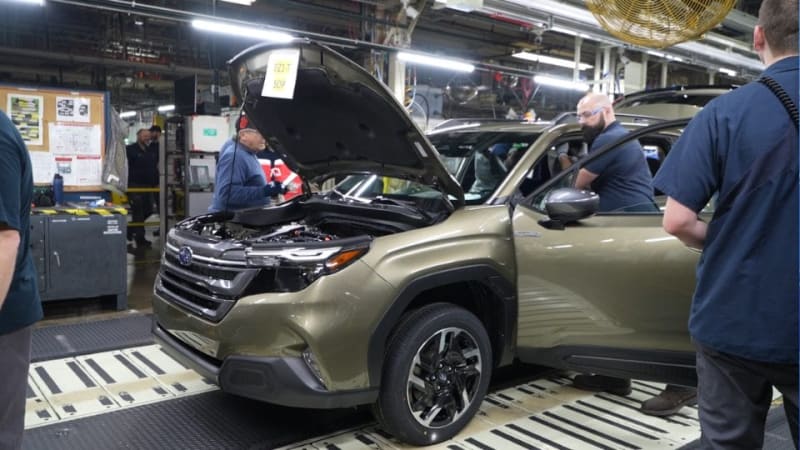 Subaru Indiana Builds First-Ever U.S. Hybrid Vehicle