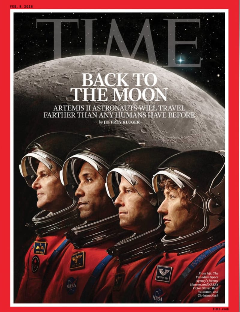 NASA's Artemis 2 Crew Makes Time Magazine Cover - Image 3