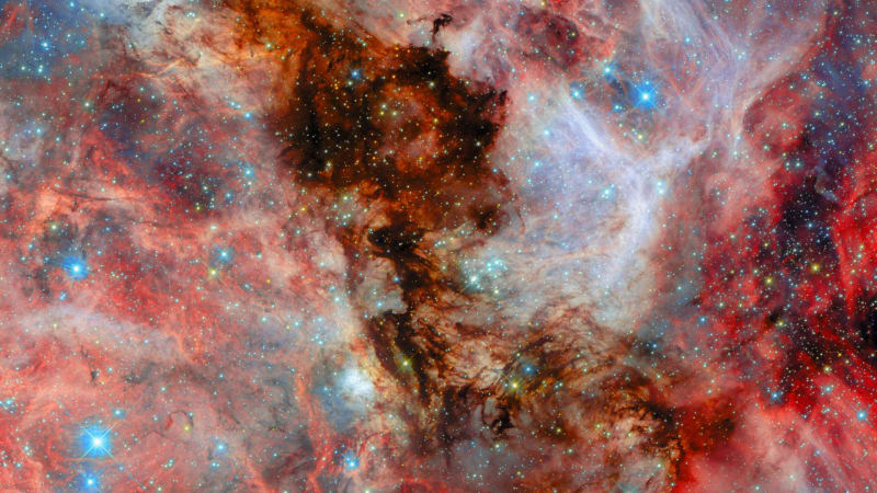 Hubble Captures Baby Stars Being Born 160,000 Light-Years Away