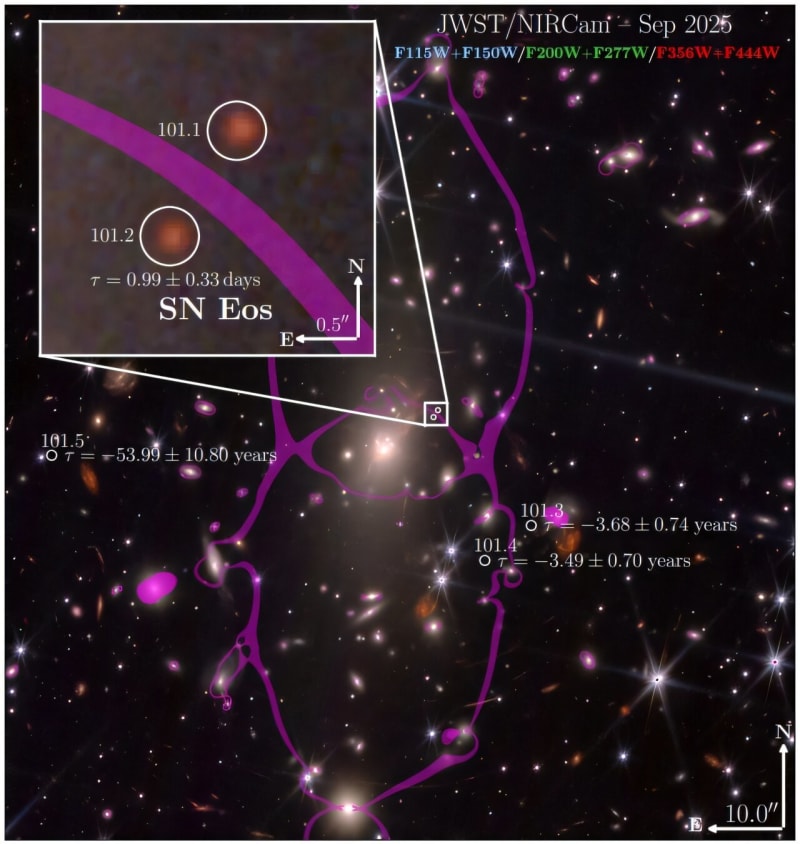James Webb Spots Universe's Oldest Supernova Yet - Image 3