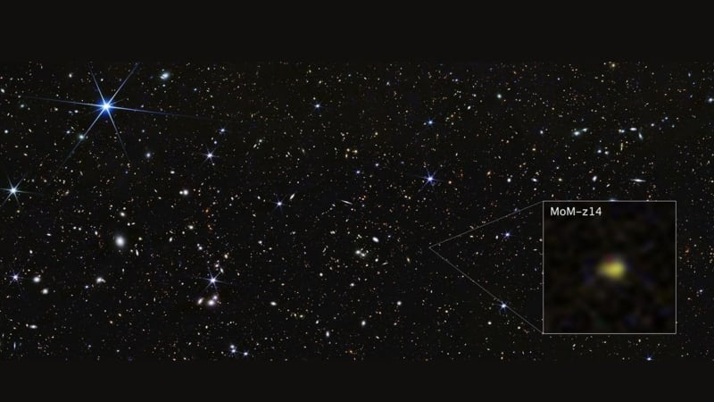 Webb Telescope Spots Farthest Galaxy Ever, 280M Years Old