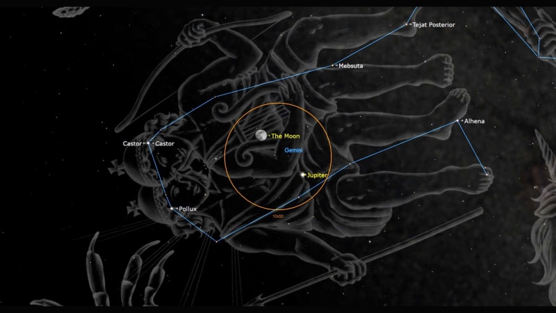 Moon and Jupiter Team Up in Tonight's Sky Show - Image 3