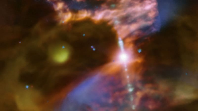 Baby Star Discovered Hiding in Stellar Death Cloud