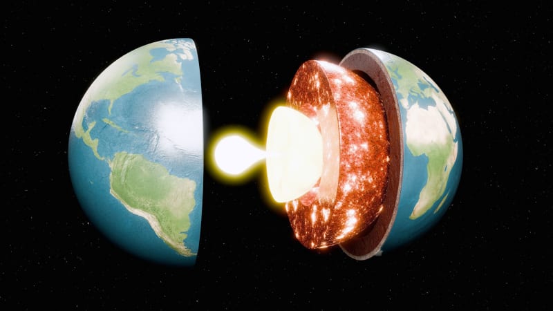 Earth's Core Holds 45 Times More Hydrogen Than Oceans