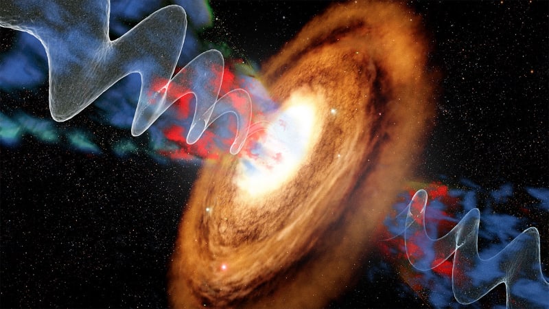 Wobbling Black Hole Jet Reshapes How We See Galaxies - Image 2