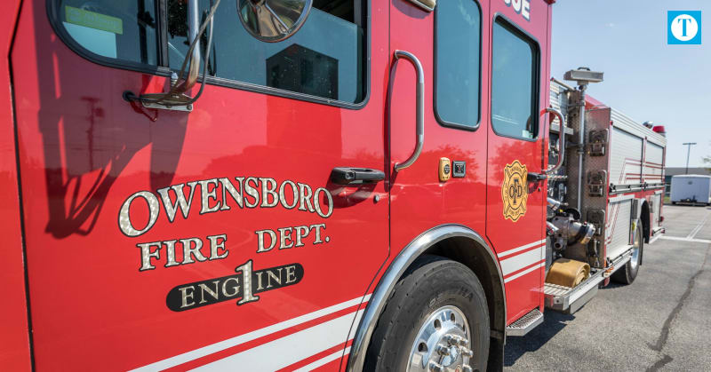 Owensboro Firefighters Save Person in Water Feature Rescue