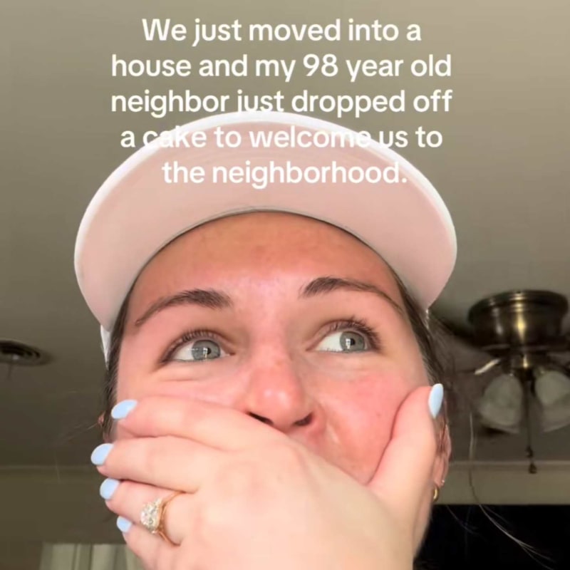 98-Year-Old Neighbor Bakes Cake for New Family Next Door - Image 2