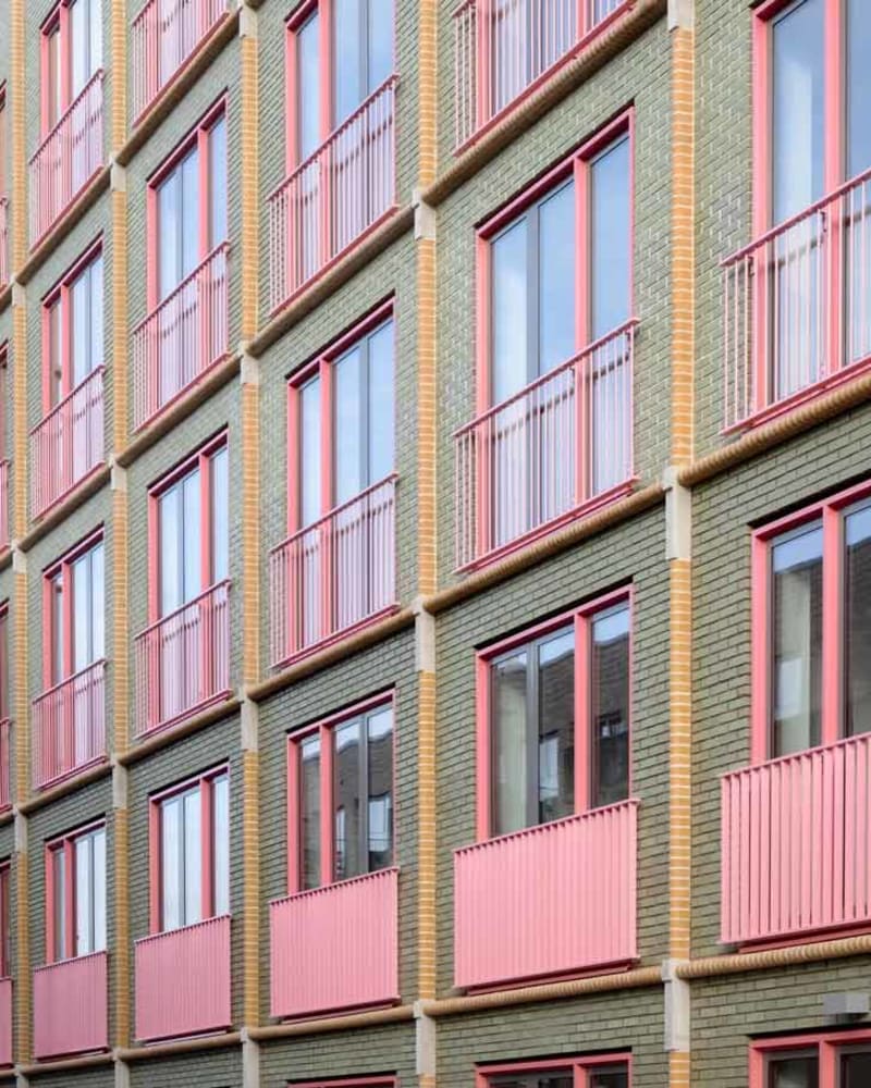 Dutch Social Housing Glows With Pastel Colors and Purpose - Image 2
