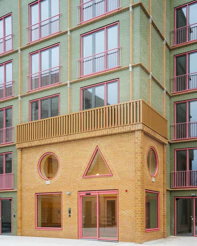 Dutch Social Housing Glows With Pastel Colors and Purpose - Image 3