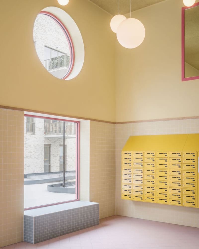 Dutch Social Housing Glows With Pastel Colors and Purpose - Image 5