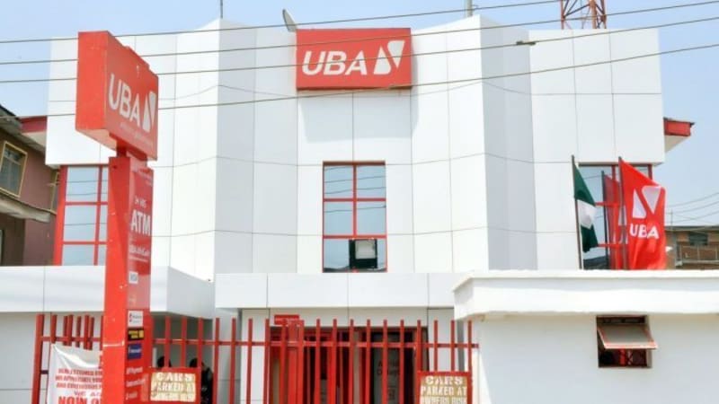 Modern United Bank for Africa headquarters building showcasing successful financial institution in Nigeria's banking sector