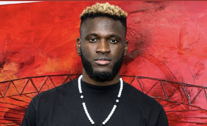 Nigerian Star Victor Boniface Helps Injured Footballer