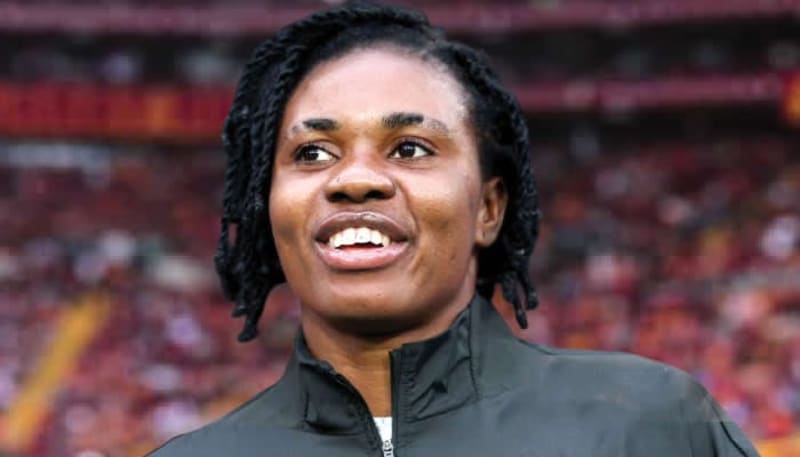 Nigerian Striker Gift Monday Scores After Losing Her Dad