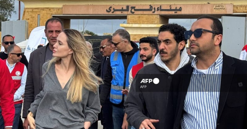 Hollywood Star Angelina Jolie Witnesses Humanitarian Crisis at Gaza Border