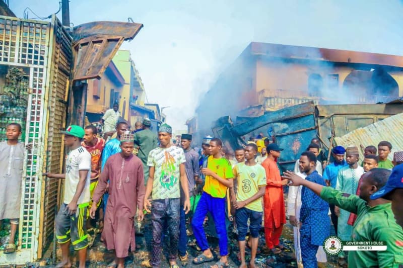 Sokoto Governor Pledges Aid After Market Fire Hits 50 Shops - Image 3
