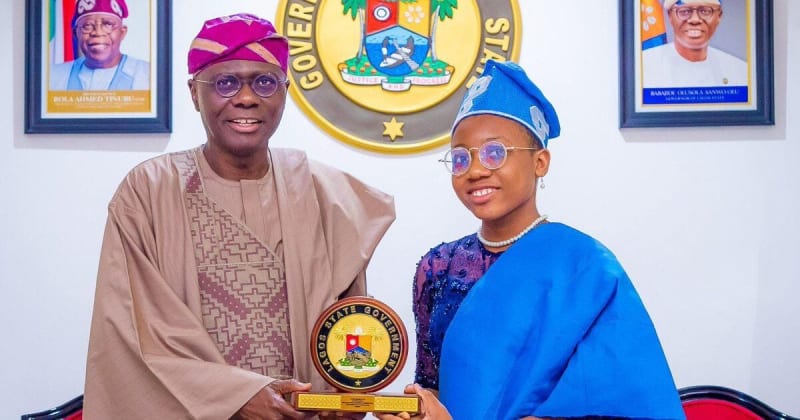 Student Wins Spelling Bee, Becomes Lagos Governor for a Day