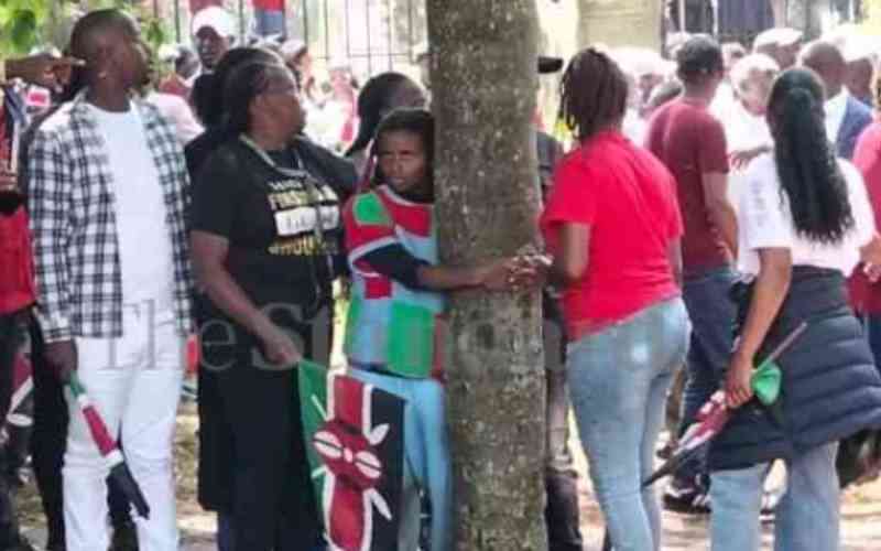 Kenyan Woman Sets Tree-Hugging Record: 72 Hours Straight