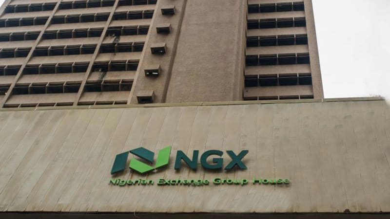 Modern Nigerian Exchange Group building exterior representing growth and success in Nigerian financial markets and stock trading