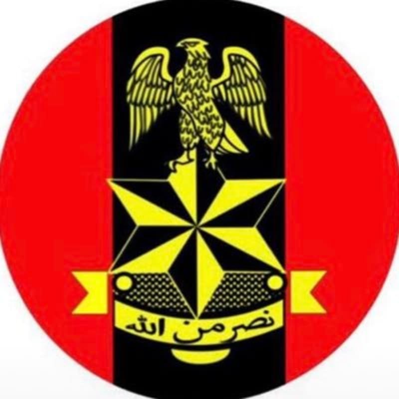 Nigerian Army emblem and recruitment banner representing career opportunities for aspiring military officers across Nigeria