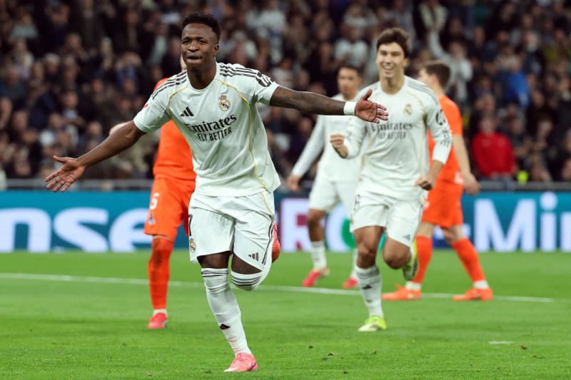 Vinicius Scores Twice as Real Madrid Takes La Liga Lead