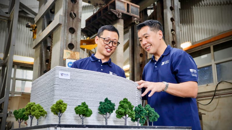 Singapore 3D Prints Structural Buildings, Cuts Labor 50%