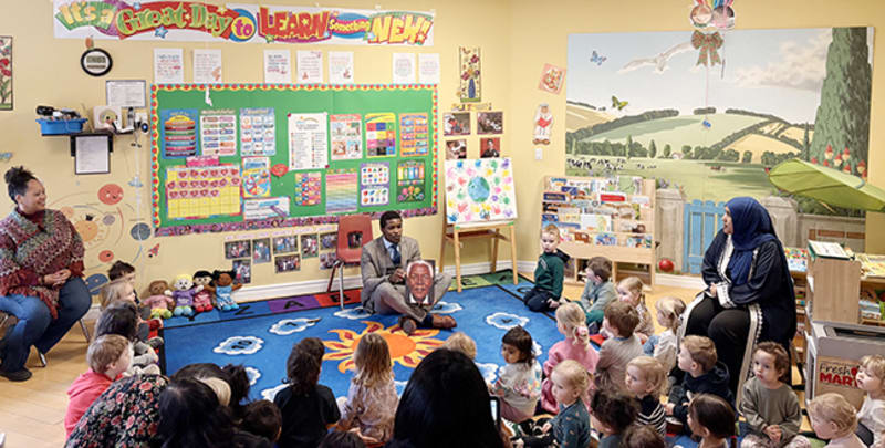 Mandela's Great Grandson Brings Peace Message to Toronto Kids