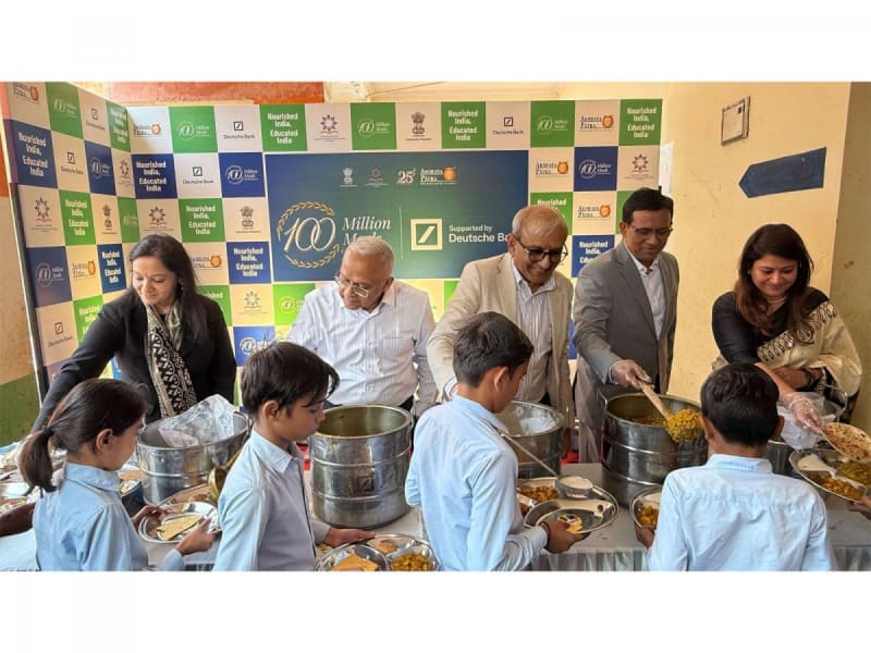 Deutsche Bank Partnership Feeds 100 Million Kids in India