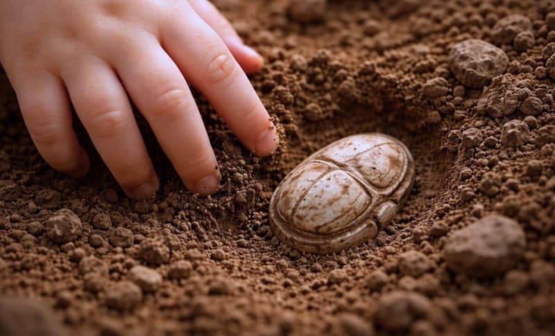 3-Year-Old Finds 3,800-Year-Old Egyptian Scarab in Israel