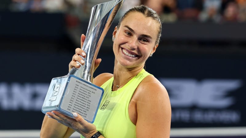 Sabalenka Wins Brisbane Without Dropping a Set All Week