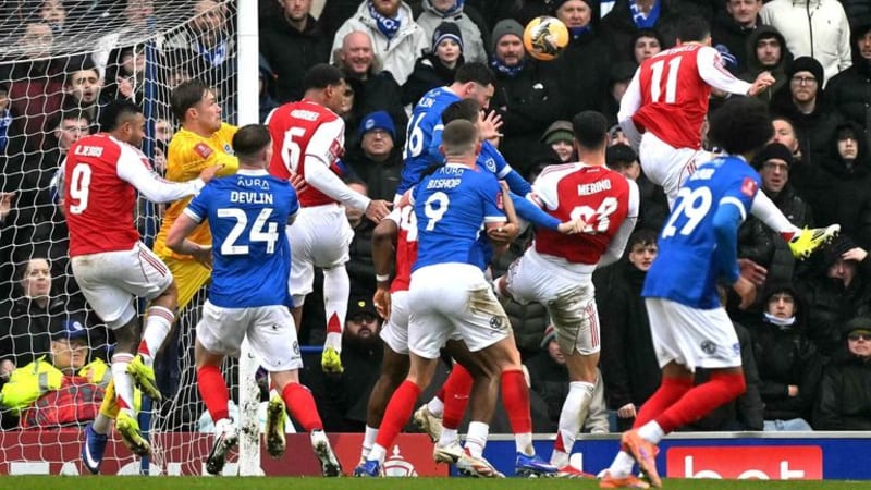 Martinelli Hat-Trick Powers Arsenal Past Portsmouth 4-1 - Image 4