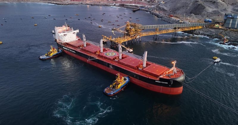 Cargo Ship Cuts Emissions 65% Using Methanol Fuel