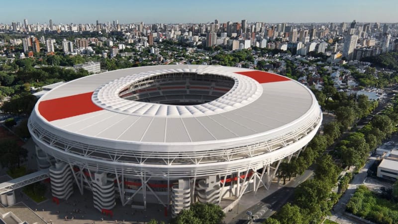 River Plate Stadium to Become World's 5th Largest at 101K