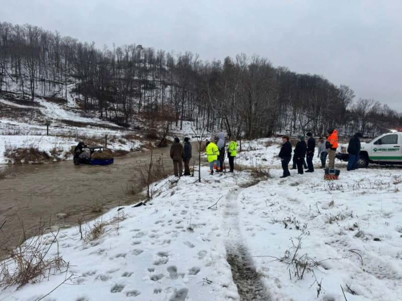 Kentucky Crews Rescue Two from Freezing Flash-Flooded Creek - Image 5