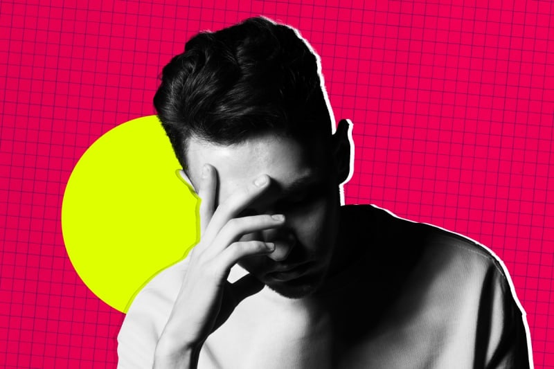 Indie game developer working at computer designing video game with human-made artwork