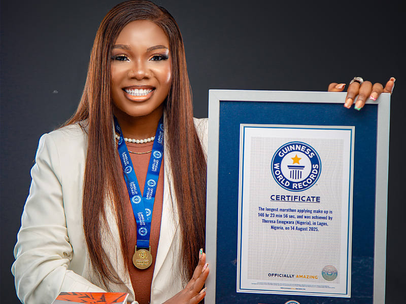 Nigerian Makeup Artist Sets 146-Hour World Record