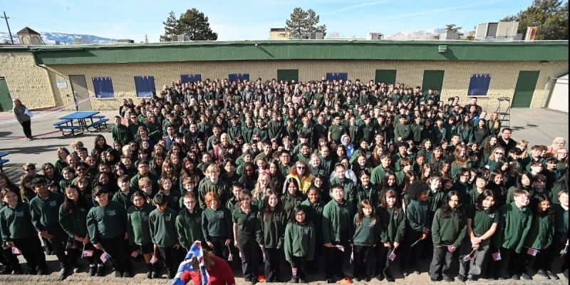 468 Nevada Students Break World Record Reciting Constitution