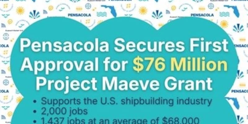 Pensacola Lands $76M Grant, 2,000 New Jobs Coming