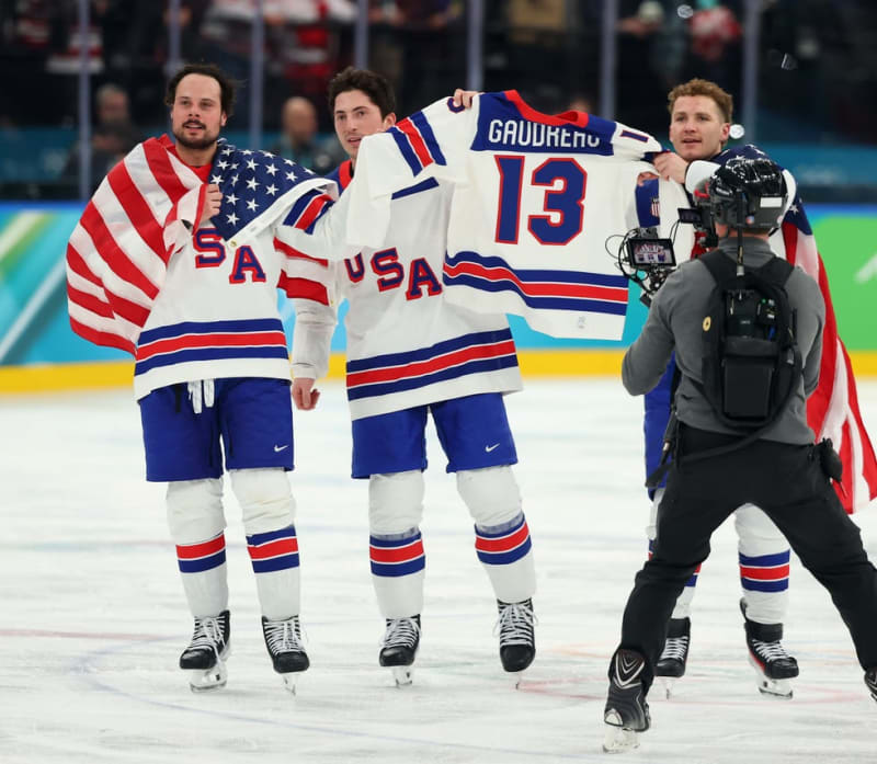 Team USA Honors Johnny Gaudreau After Winning Olympic Gold - Image 4