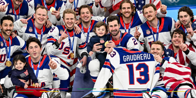 Team USA Honors Johnny Gaudreau After Winning Olympic Gold - Image 2