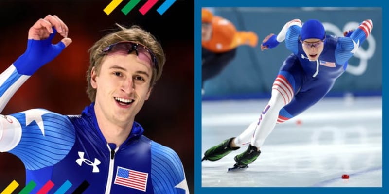 Jordan Stolz, 21, Breaks 2 Olympic Records in 3 Days - Image 2