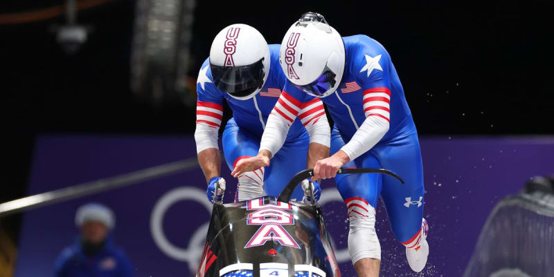 Team USA Bobsled Trains Rocky-Style in the Cold